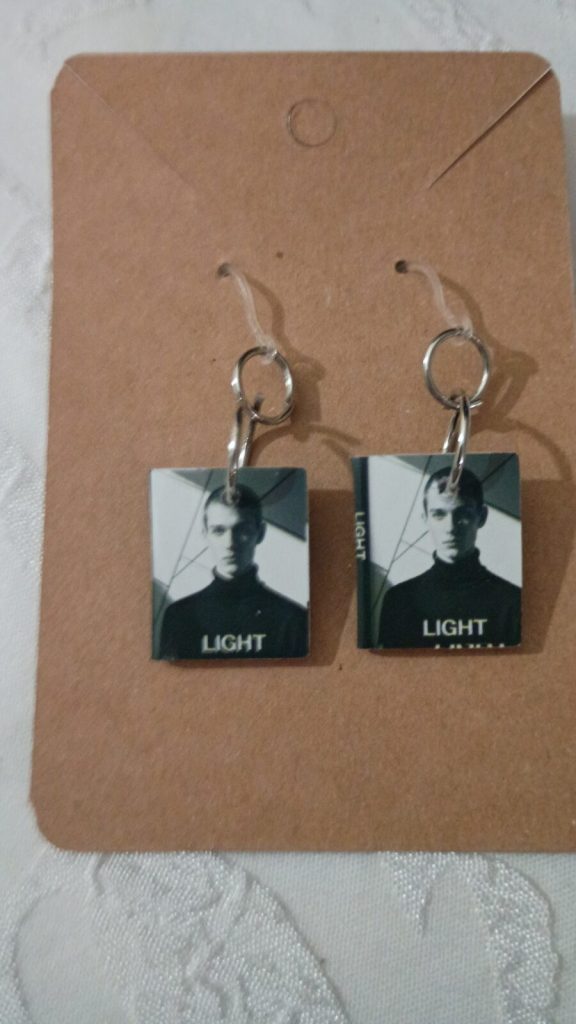 Alien Stage Mini Book Earrings