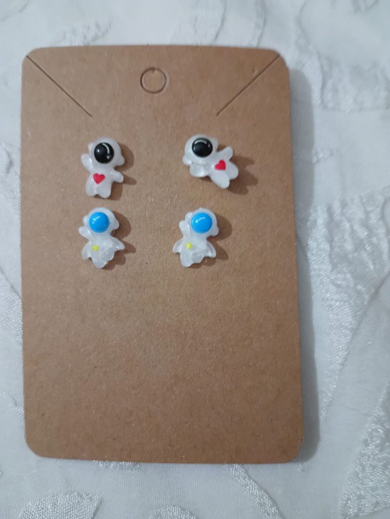Astronaut Stud Earrings
